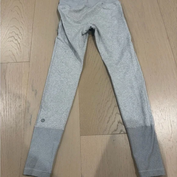 Athleta Gray Seamless High-Waisted Leggings - Picture 2 of 3